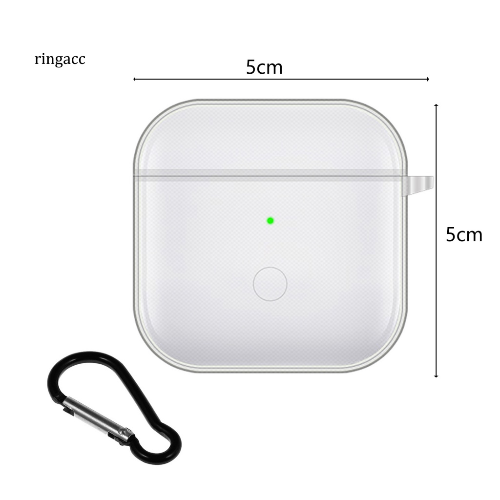 Vỏ Bảo Vệ Hộp Sạc Tai Nghe Redmi Buds 3 Bằng TPU Mềm Trong Suốt Chống Rơi