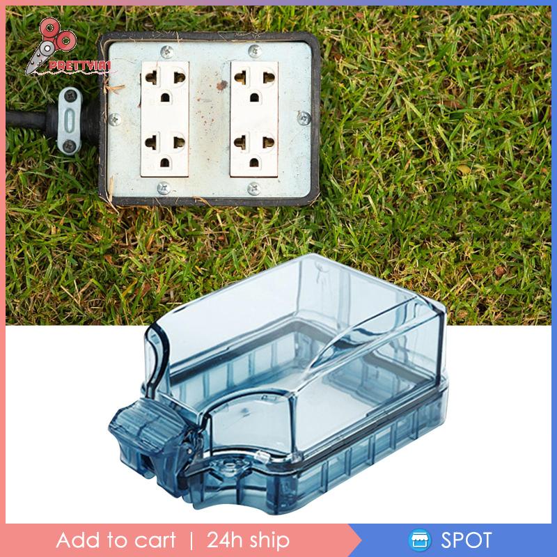 Vỏ Bảo Vệ Công Tắc Gắn Tường IP66 Cho Phòng Tắm / Tiệc Tùng / Balconies Yards Prettyia1