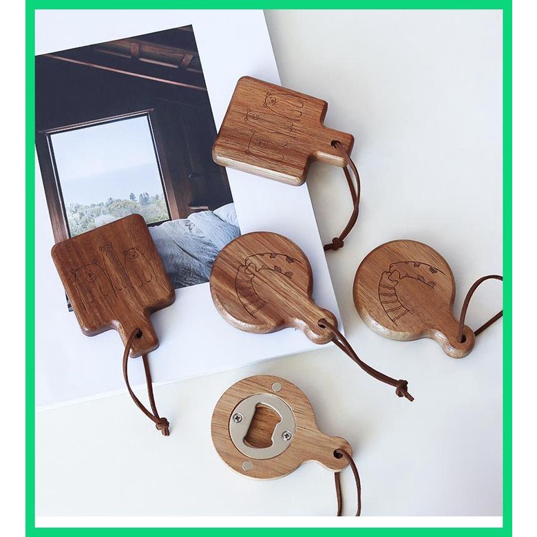 Dụng Cụ Mở Nắp Chai Nhiều Ngăn Có Giác Hút Nam Châm Và Lỗ Có Thể Tùy Chỉnh Thiết Thực Và Tinh Tế Jwv