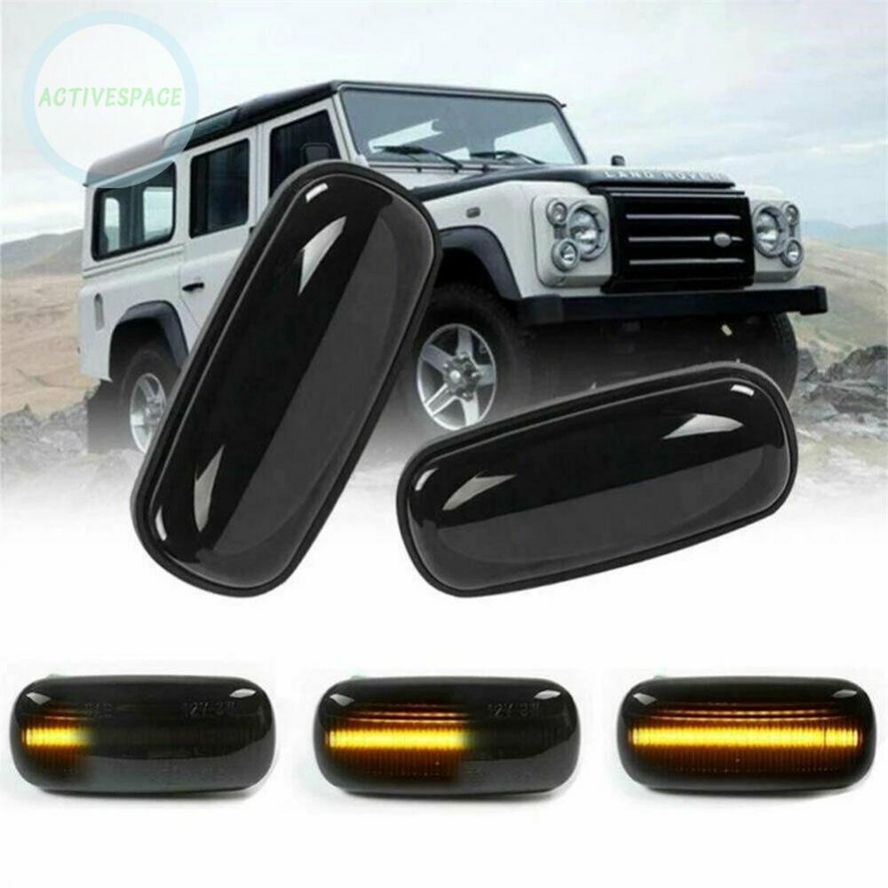 Side Marker Light Signal Smoked 3.3*1.5*1.2inch For Land Rover DISCOVERY 2【Land Rover】