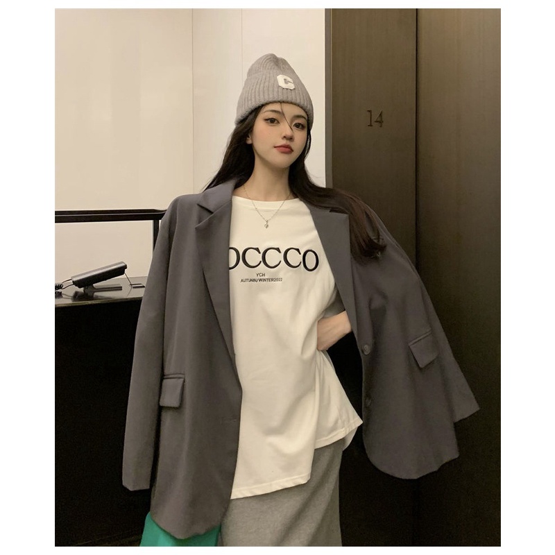 Áo Thun Tay Ngắn Dáng Rộng Phong Cách Hàn Quốc Hợp Thời Trang