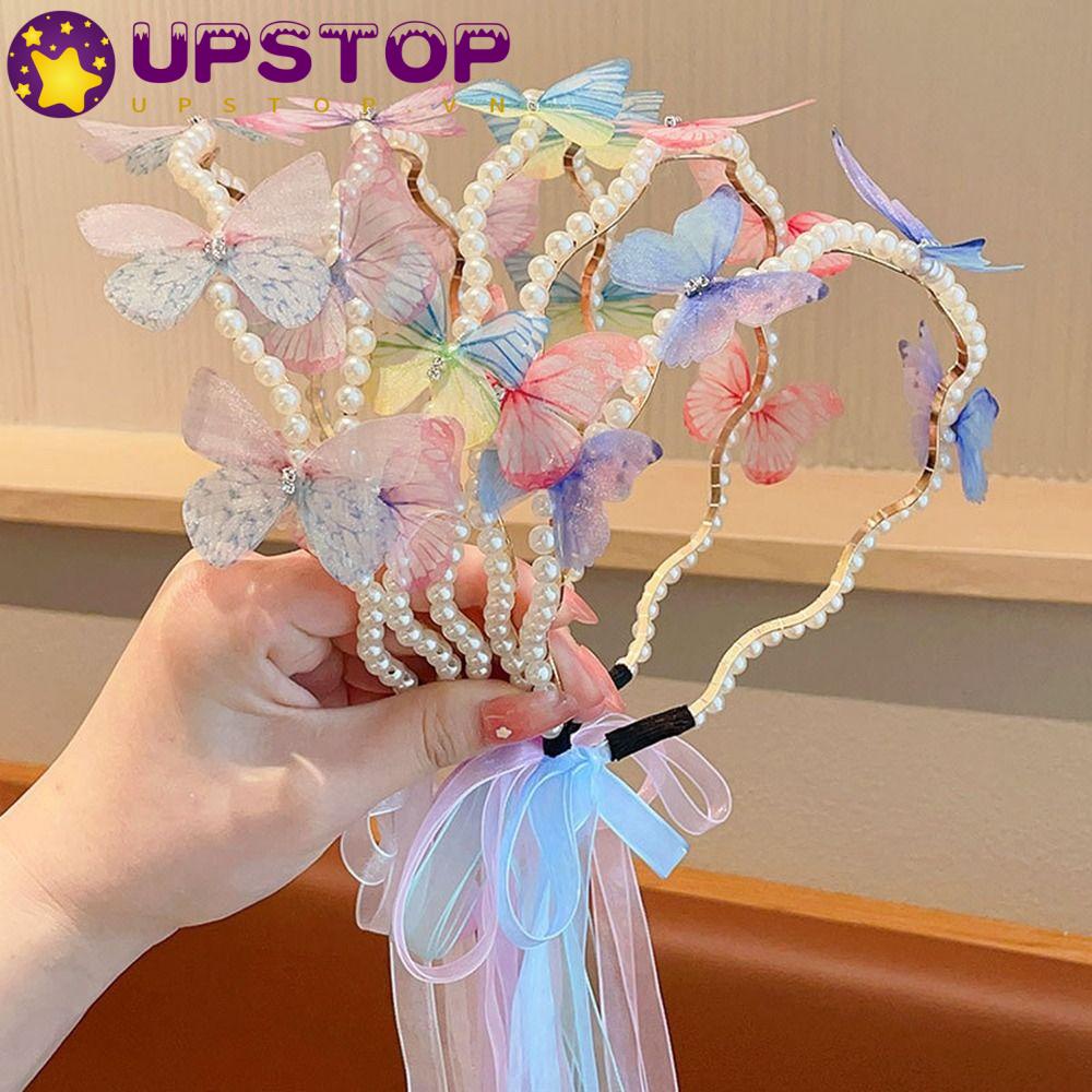 Set 2 Băng Đô Hình Bươm Bướm Xinh Xắn Dành Cho Bé Gái