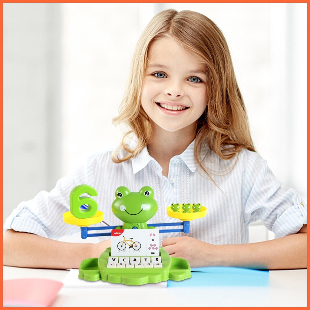 Bộ Đồ Chơi Cân Hình Ếch Giúp Bé Học Toán