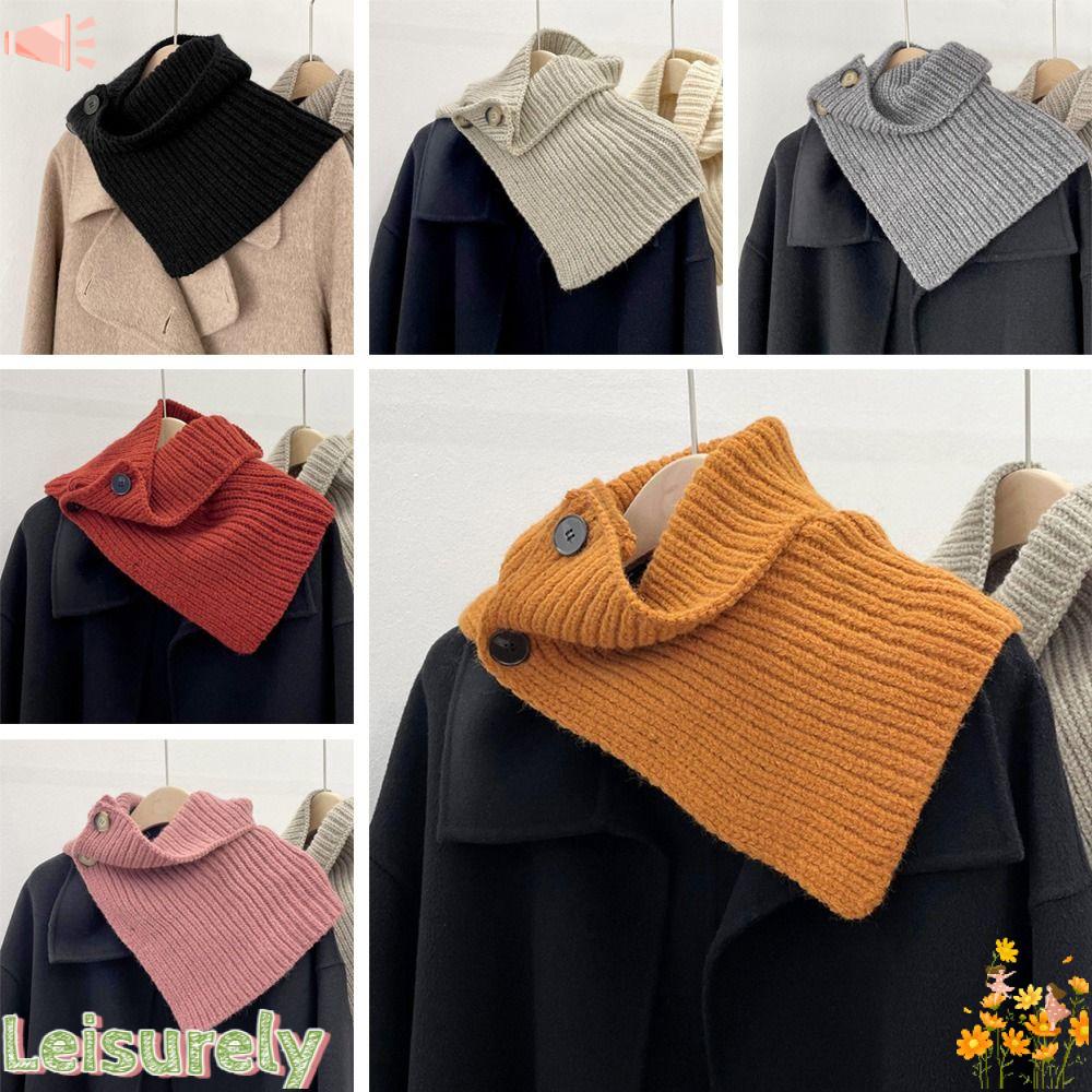 Khăn Choàng Cổ Dệt Kim Có Thể Tháo Rời Ấm Áp Thời Trang Cho Nữ