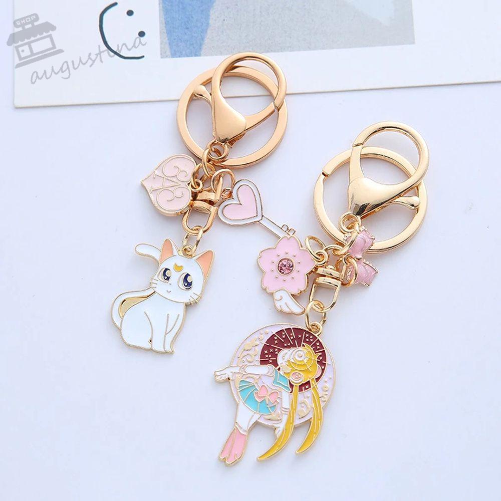 Móc Khóa Kim Loại Hình Nhân Vật Anime AUGUSTINA Dễ Thương