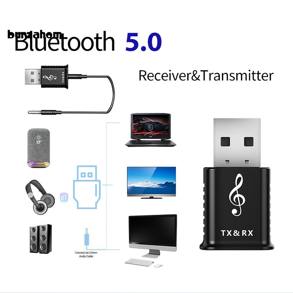 Thiết Bị Truyền Nhận Tín Hiệu Âm Thanh Bluetooth 5.0 2 Trong 1