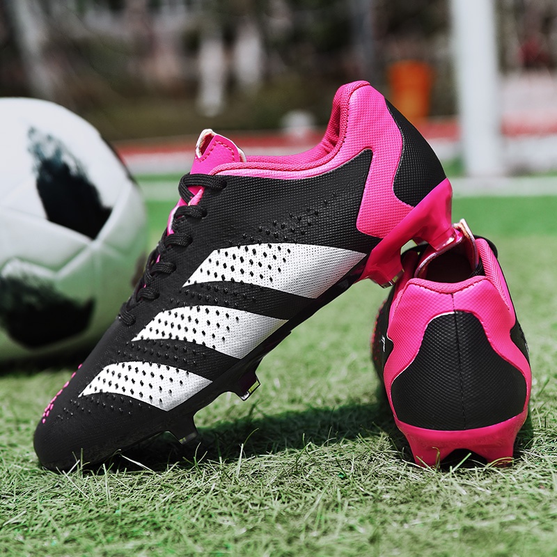 Giày thể thao chuyên nghiệp FG Soccer Boots Giày bóng đá dành cho người lớn trẻ em Cỏ nhân tạo Giày tập Futsal Kích thước:35-45