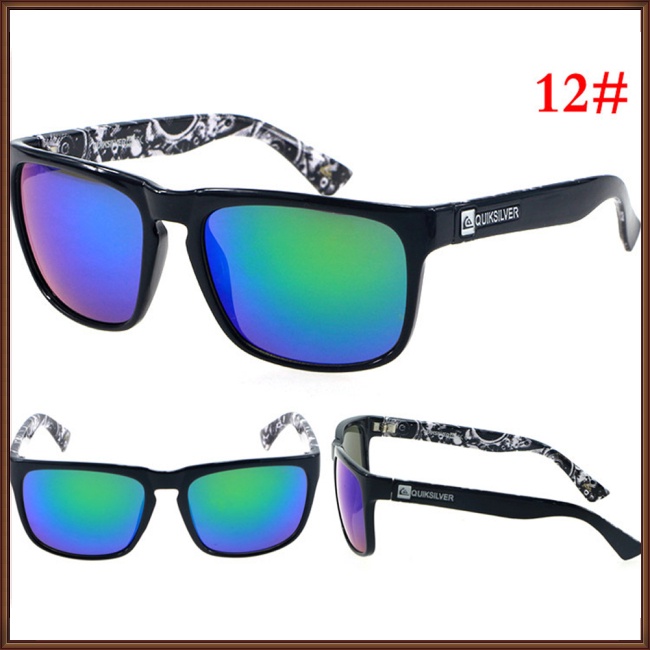 Kính Mát Gọng Vuông Phản Quang Chống Tia Uv400 Phong Cách Thể Thao Thời Trang Cho Nam Và Nữ