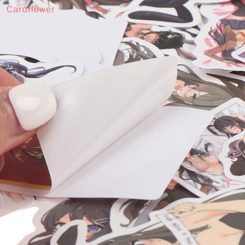 Bộ 50 Miếng Dán Chống Thấm Nước Họa Tiết Anime Graffiti Gợi Cảm Mới