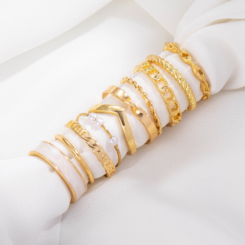 1 Set Nhẫn Đeo Khớp Ngón Tay Phong Cách Boho Thời Trang Cho Nữ