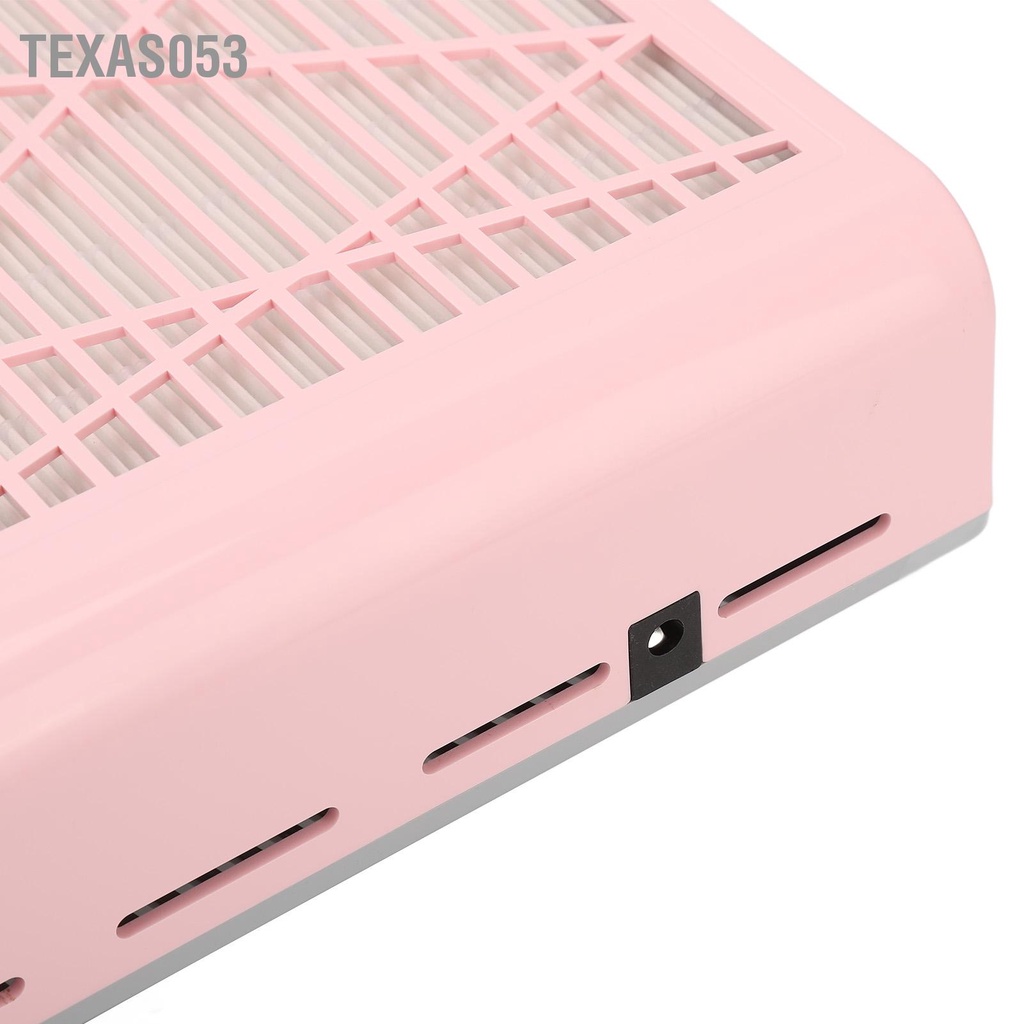 Texas053 Máy Hút Bụi Làm Móng Với Bộ Lọc Có Thể Tái Sử Dụng 80W Công Suất Mạnh Chuyên Nghiệp Phích Cắm US 100‑240V