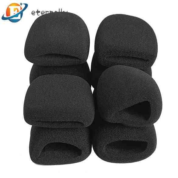 10 Mút Xốp Đàn Hồi Màu Đen Bọc Đầu Micro Karaoke DJ