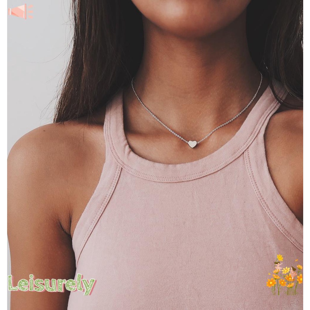 Vòng cổ Mặt Hình Trái Tim Phong Cách Cổ Điển Cho Nữ