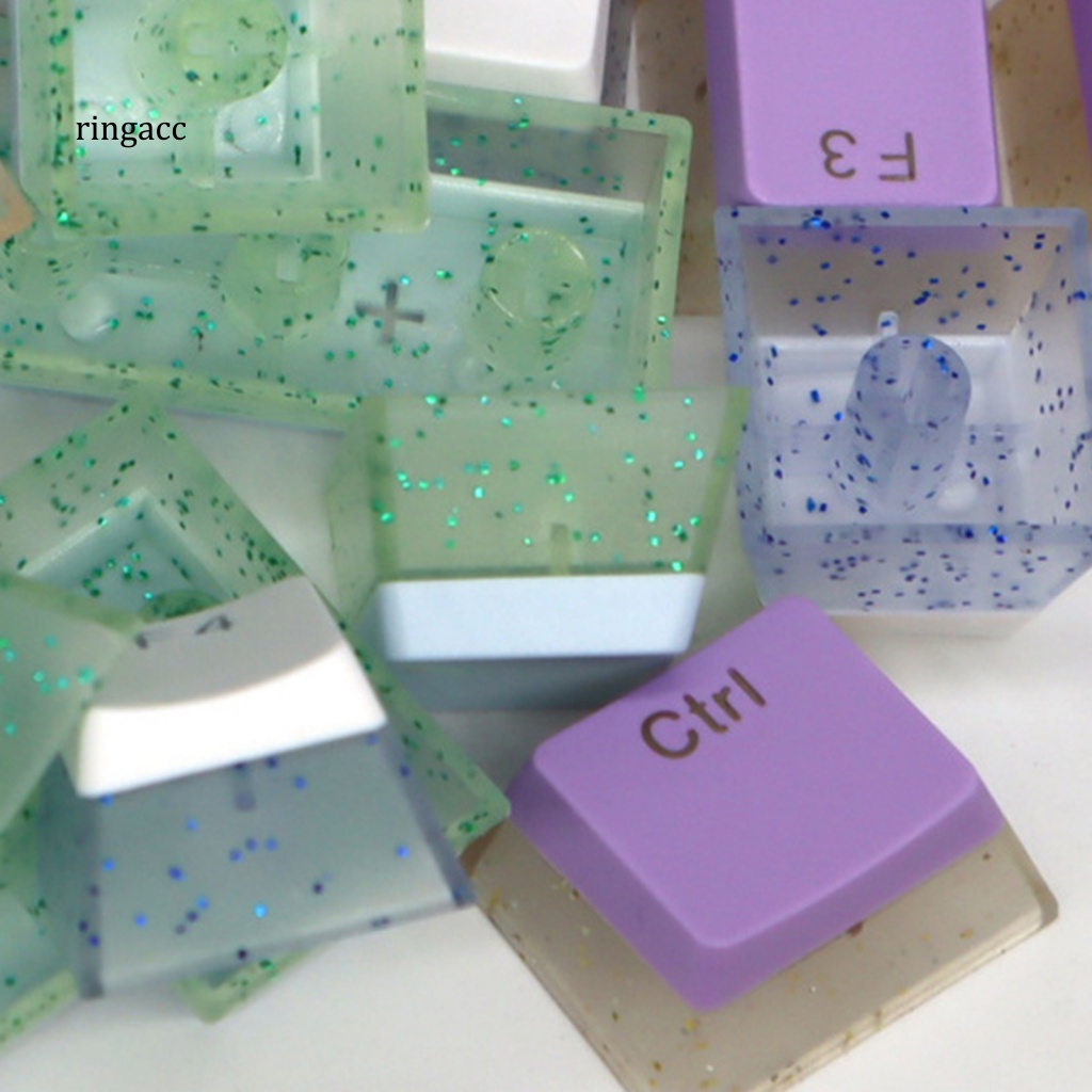 Nắp Bàn Phím Cơ 61 / 87 / 98 / 104 Thiết Kế Trong Suốt Lấp Lánh Tiện Dụng