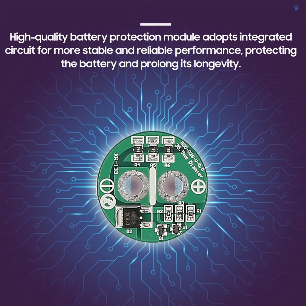 1 Bảng Mạch Bảo Vệ Pin Lithium 2.5V Chất Lượng Cao