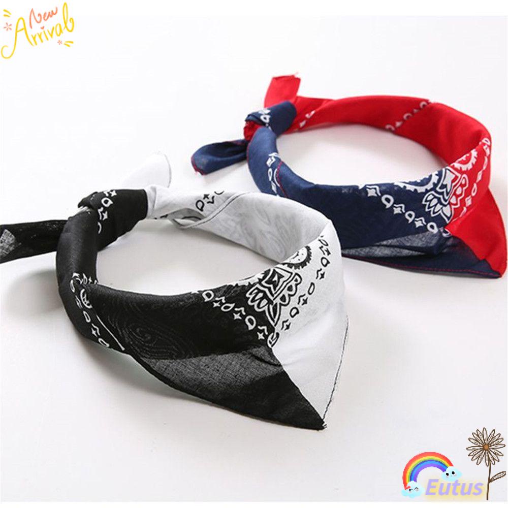 Khăn Choàng Cổ Vuông Chất Liệu Cotton Phong Cách Hip Hop Cho Nam Nữ