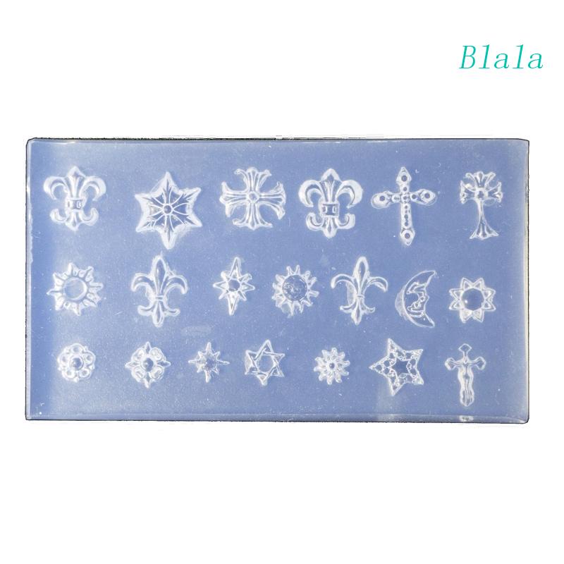 Khuôn Silicone Tạo Hình Mặt Trăng 3D Trang Trí Móng Tay Nghệ Thuật