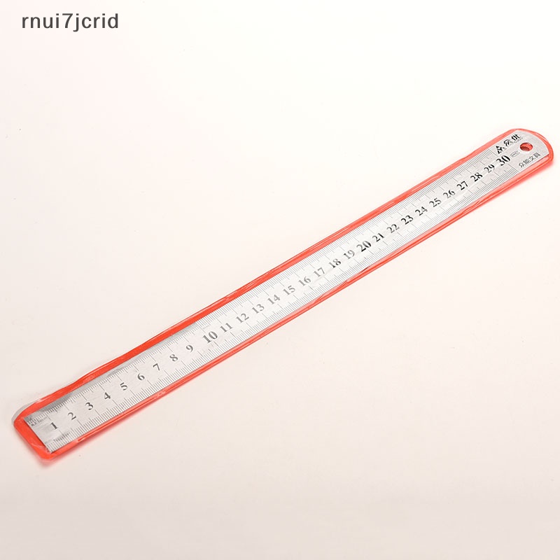 New 30cm kim loại không gỉ Cai Trị Metric quy tắc chính xác Double Sided công cụ đo lường 3cc trên bán