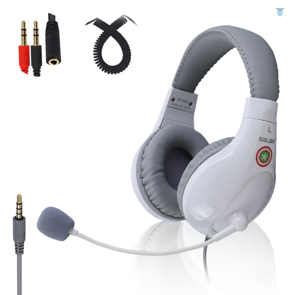 Tai Nghe Chụp Tai A566E Chống Ồn Gọn Nhẹ Kèm Micro Tiện Dụng Cho Học Sinh