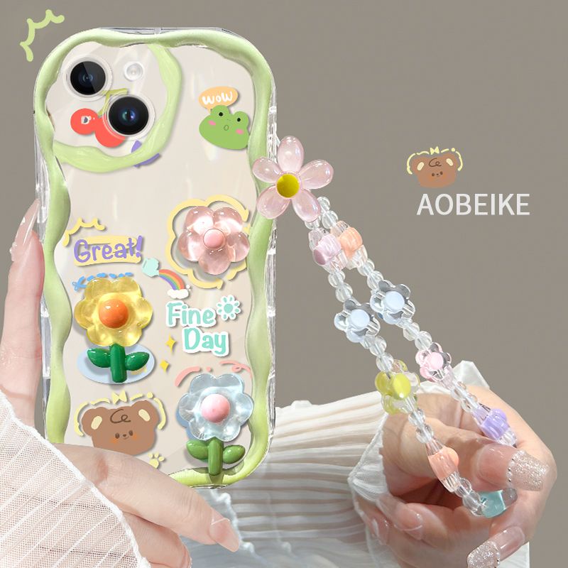 Ốp Điện Thoại Họa Tiết Hoa Dễ Thương Dành Cho iPhone 14 Pro Max 11 12 13 Pro Max Xs Xr 7 8 Plus X Se 6 6S Plus