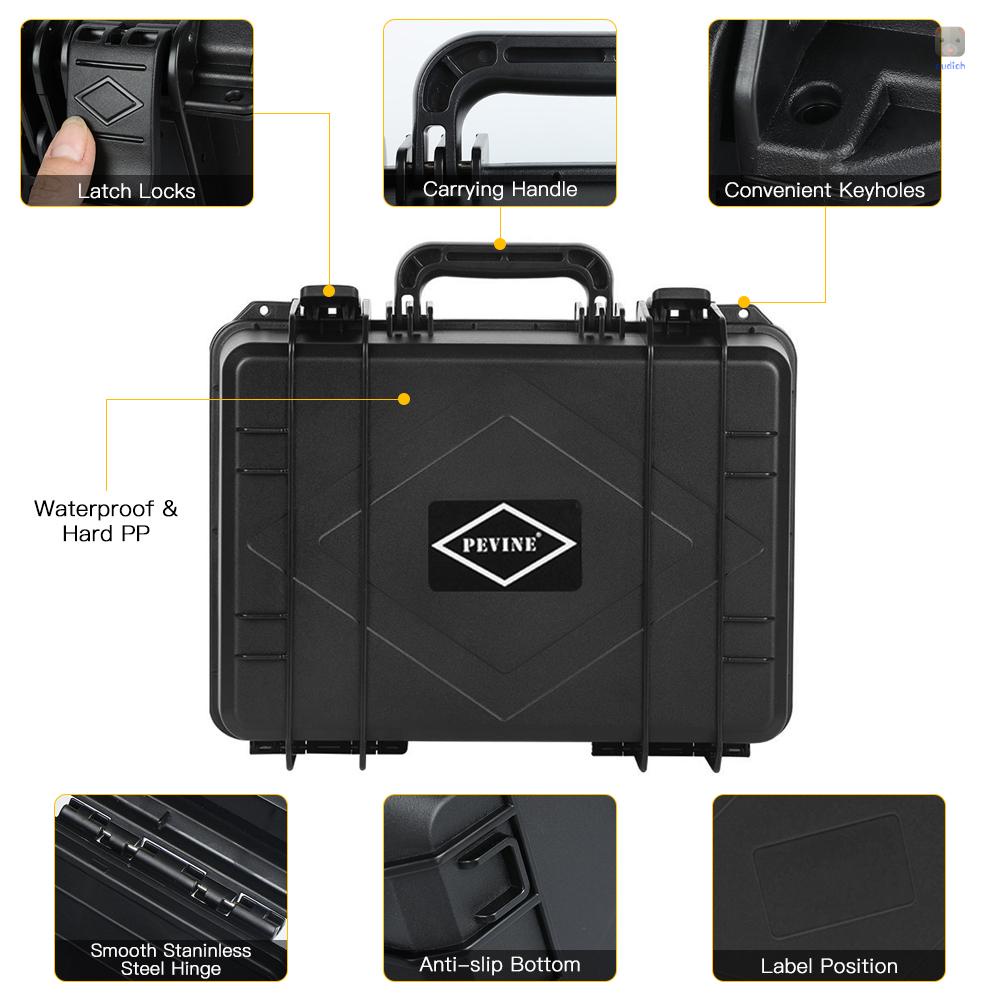 Hộp Cứng Chống Thấm Nước Có Khóa Cài Để Đựng Đồ Tiện Dụng Ốp