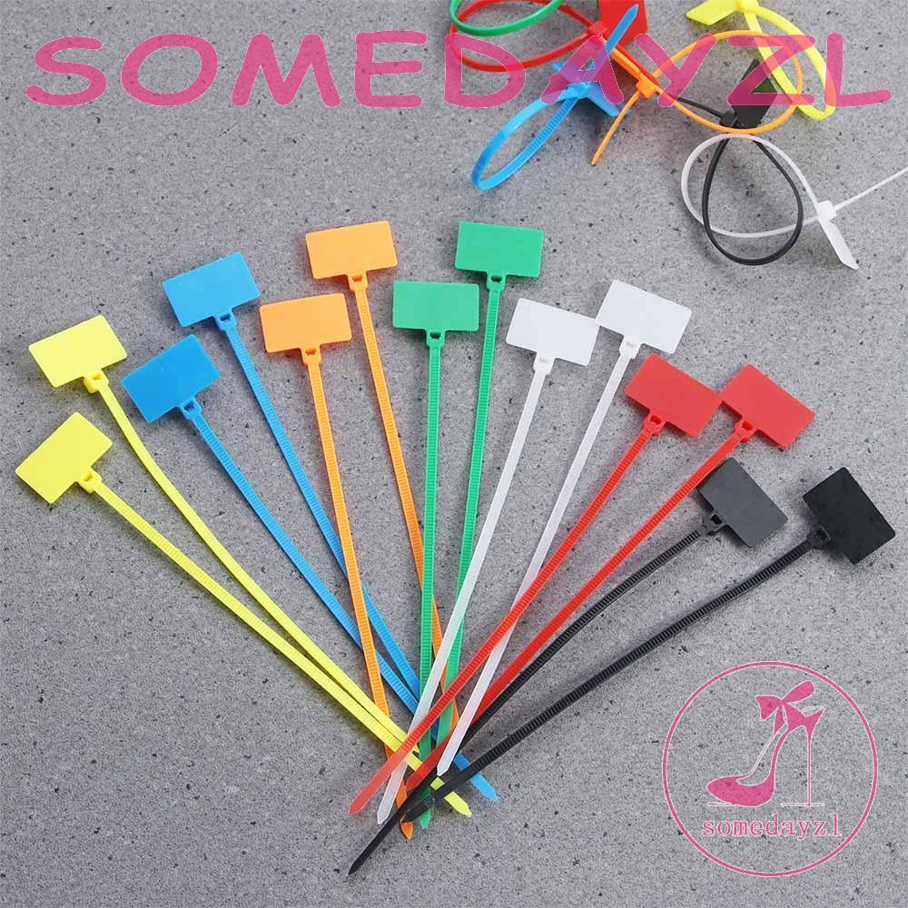 Bộ 50 Thẻ Đánh Dấu Dây Điện Bằng Nilon Tự Khóa Chuyên Dụng