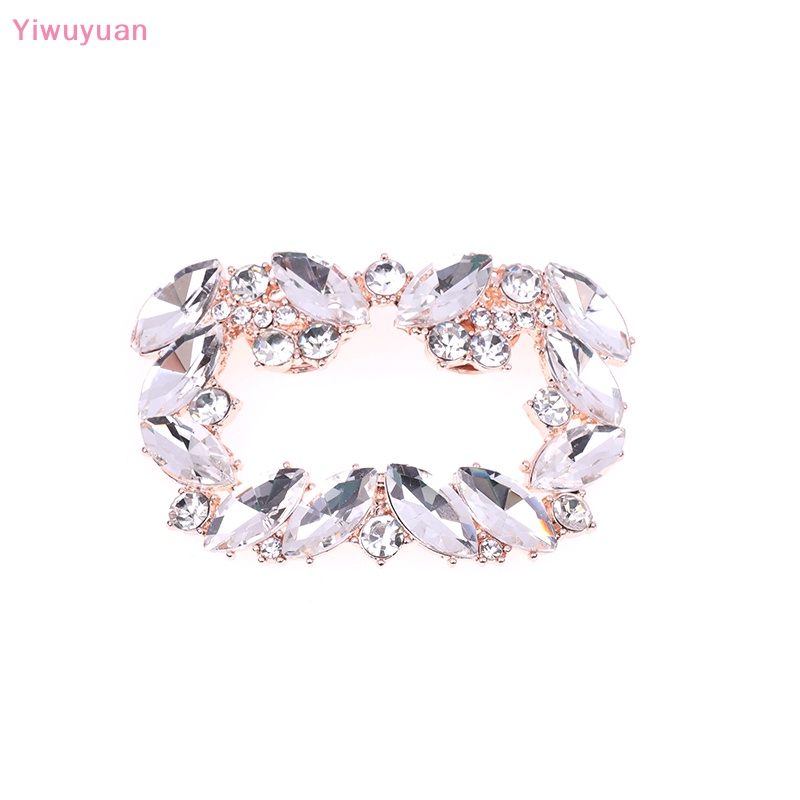 1 Kẹp Giày Cao Gót Đính Pha Lê Mới Cho Cô Dâu