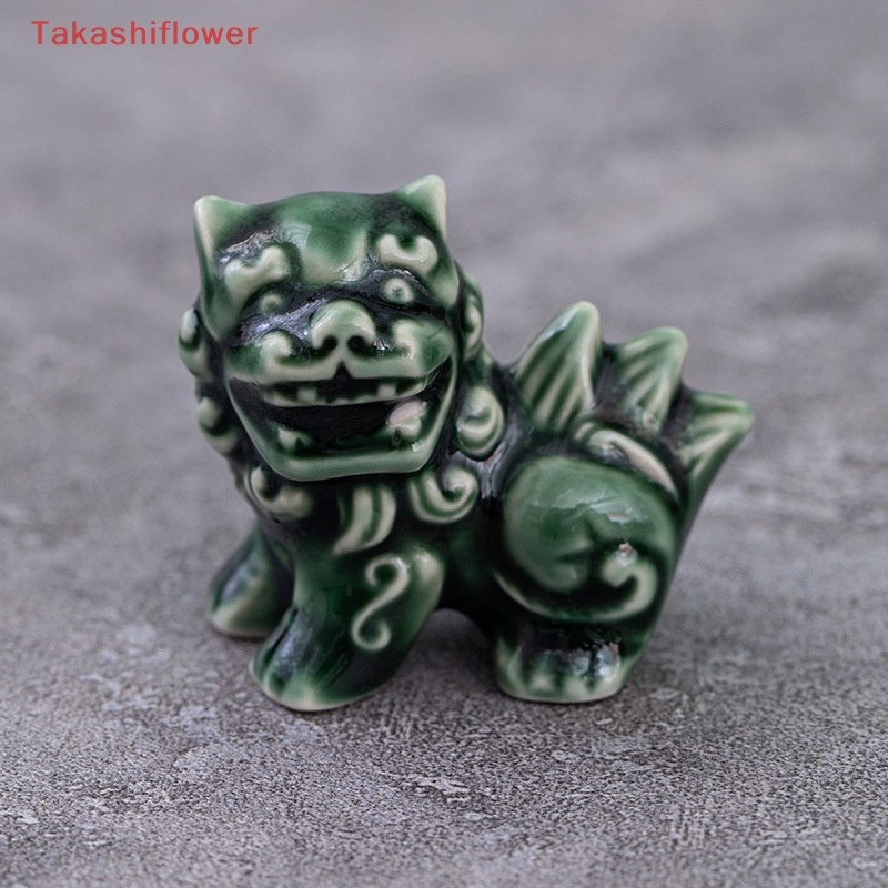 (Takashiflower) 1 Cặp Giá Đỡ Muỗng Nĩa Bằng Gốm Hình Pixiu Linh Vật Nhỏ Trang Trí Bàn Ăn Nhà Hàng