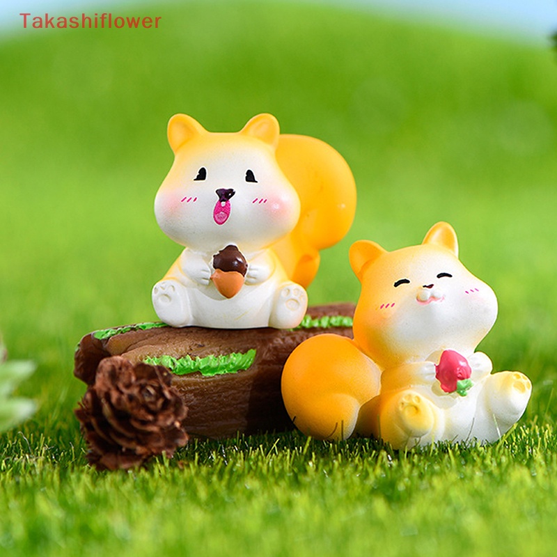 Mô Hình Chú Sóc Bằng Nhựa Resin Dễ Thương Dùng Trang Trí Tiểu Cảnh