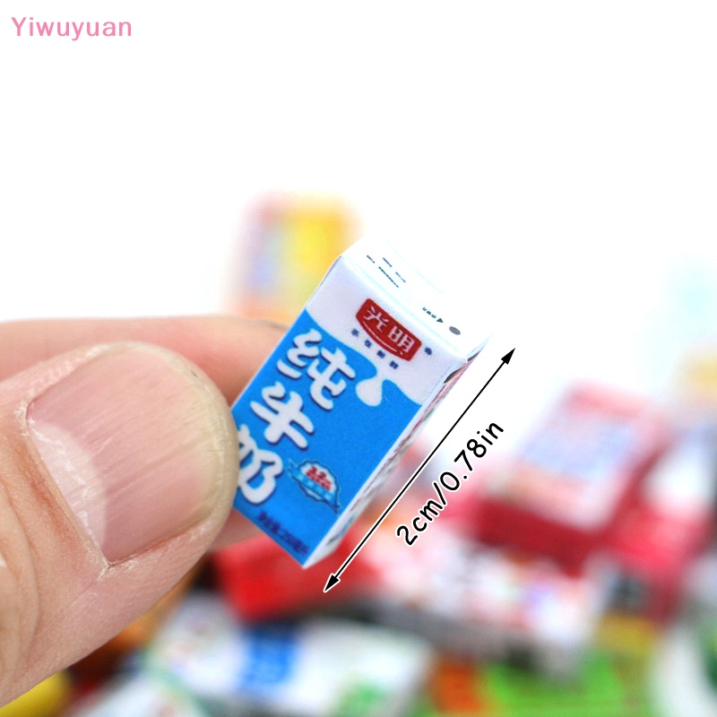 5 Hộp Sữa / Nước Ép Đồ Chơi Búp Bê Cỡ 1 / 12 Mới