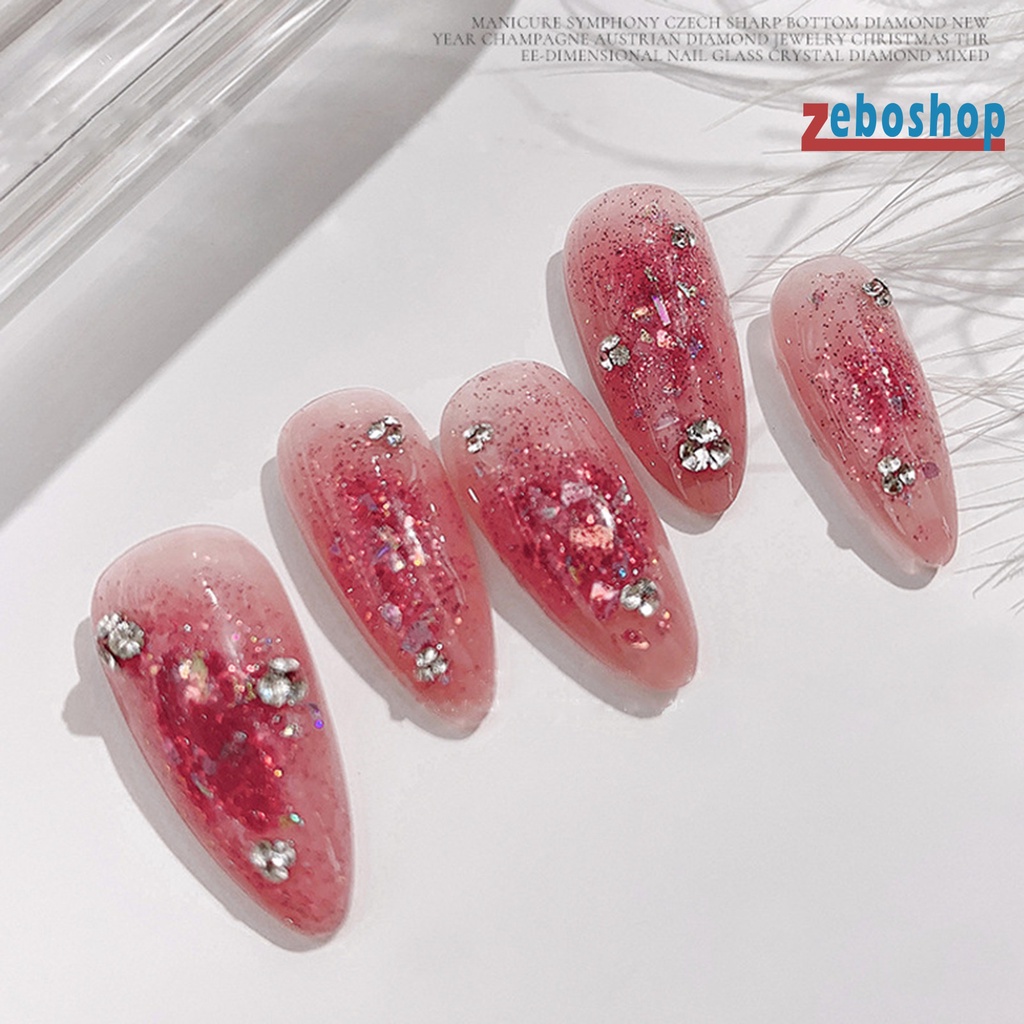1 Túi Hạt Kim Cương Giả Lấp Lánh Dùng Trang Trí Móng Tay DIY