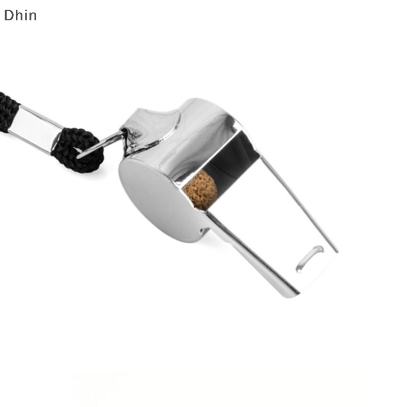 Còi Thổi Bằng Kim Loại Chuyên Dụng Cho Luyện Tập Đá Banh / Bóng Rổ