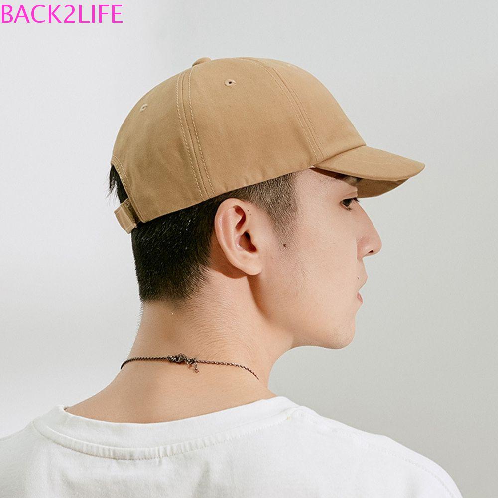Mũ Lưỡi Trai Cotton Thêu Chữ BACK2LIFE Phong Cách Hip Hop