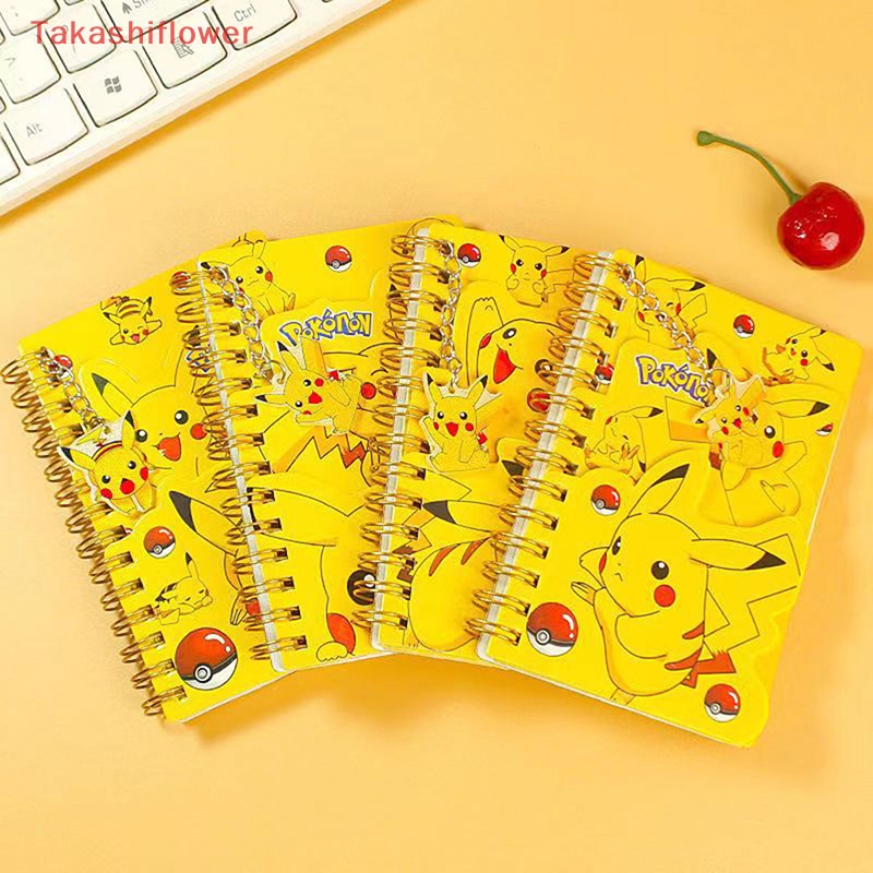 Sổ Tay Hình Pokemon 3D Dạng Cát Chảy Dễ Thương Xinh Xắn