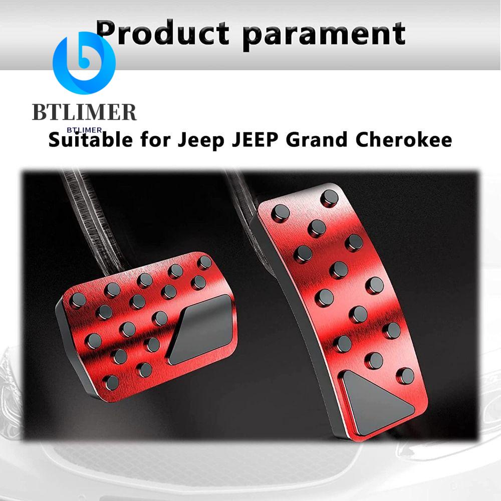 Set 2 Vỏ Bọc Bàn Đạp Chân Ga / Thắng Bằng Cao Su Cho Jeep Grand Cherokee 2011-2023