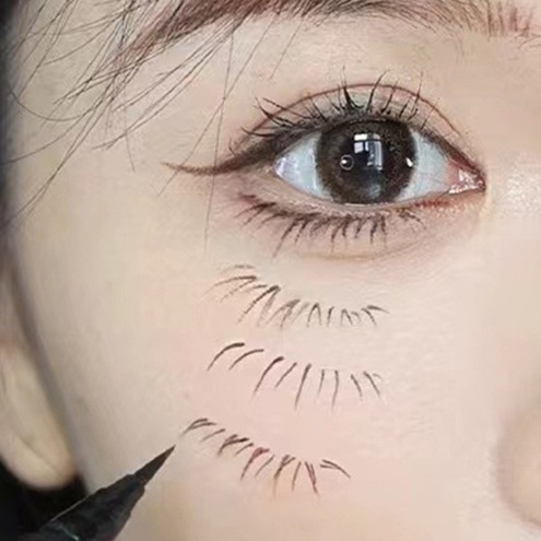 Bút Kẻ Mắt Nước Nhanh Khô Chống Thấm Nước Lâu Trôi 6 Màu Tùy Chọn Dễ Thương Cho Nữ