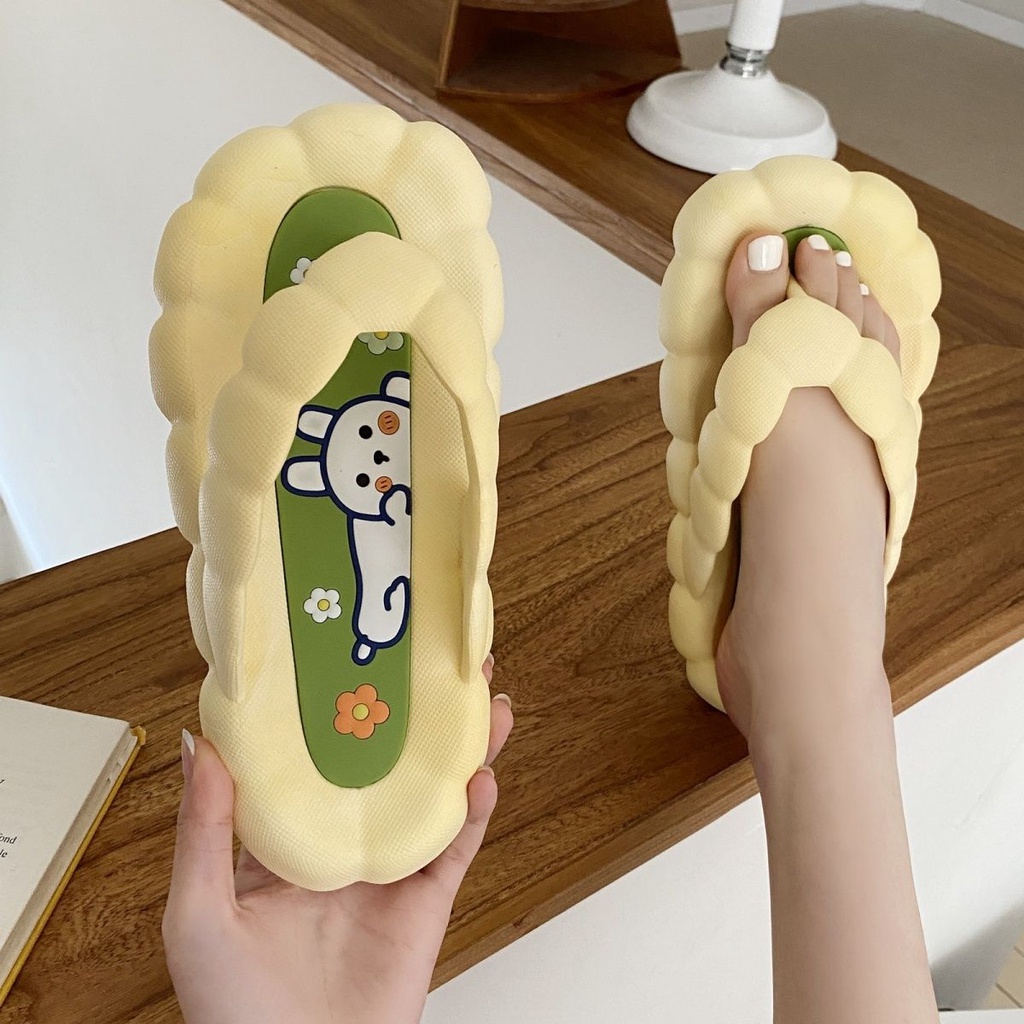 C＆S dép kiểu nữ đi chơi dép bánh mì Thoải Mái Xinh Xắn 21Z2352003