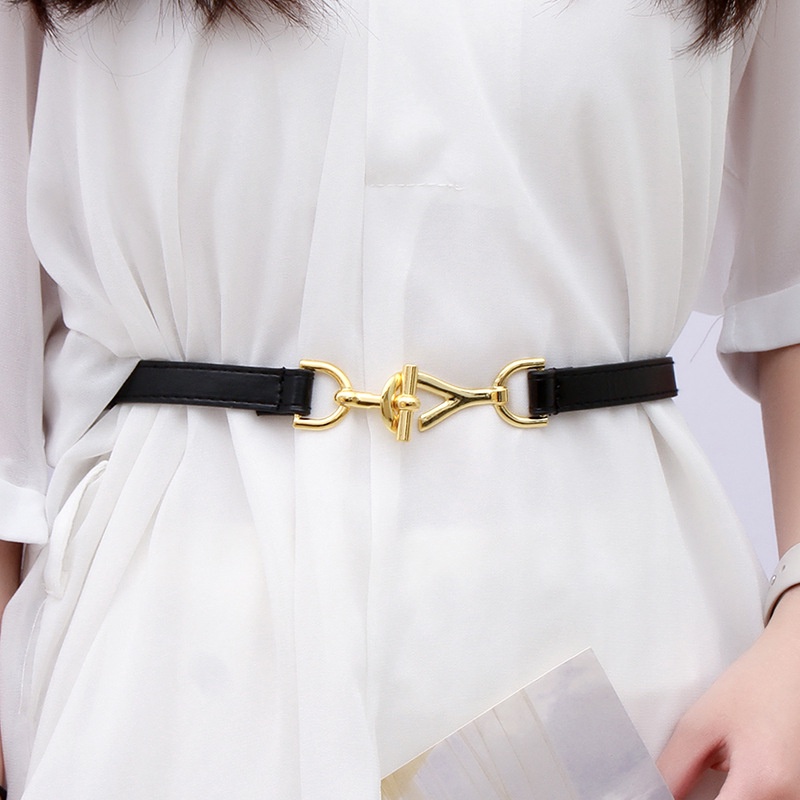 Thắt Lưng Bản Nhỏ Đơn Giản Thời Trang Phong Cách Hàn Quốc Cho Nữ