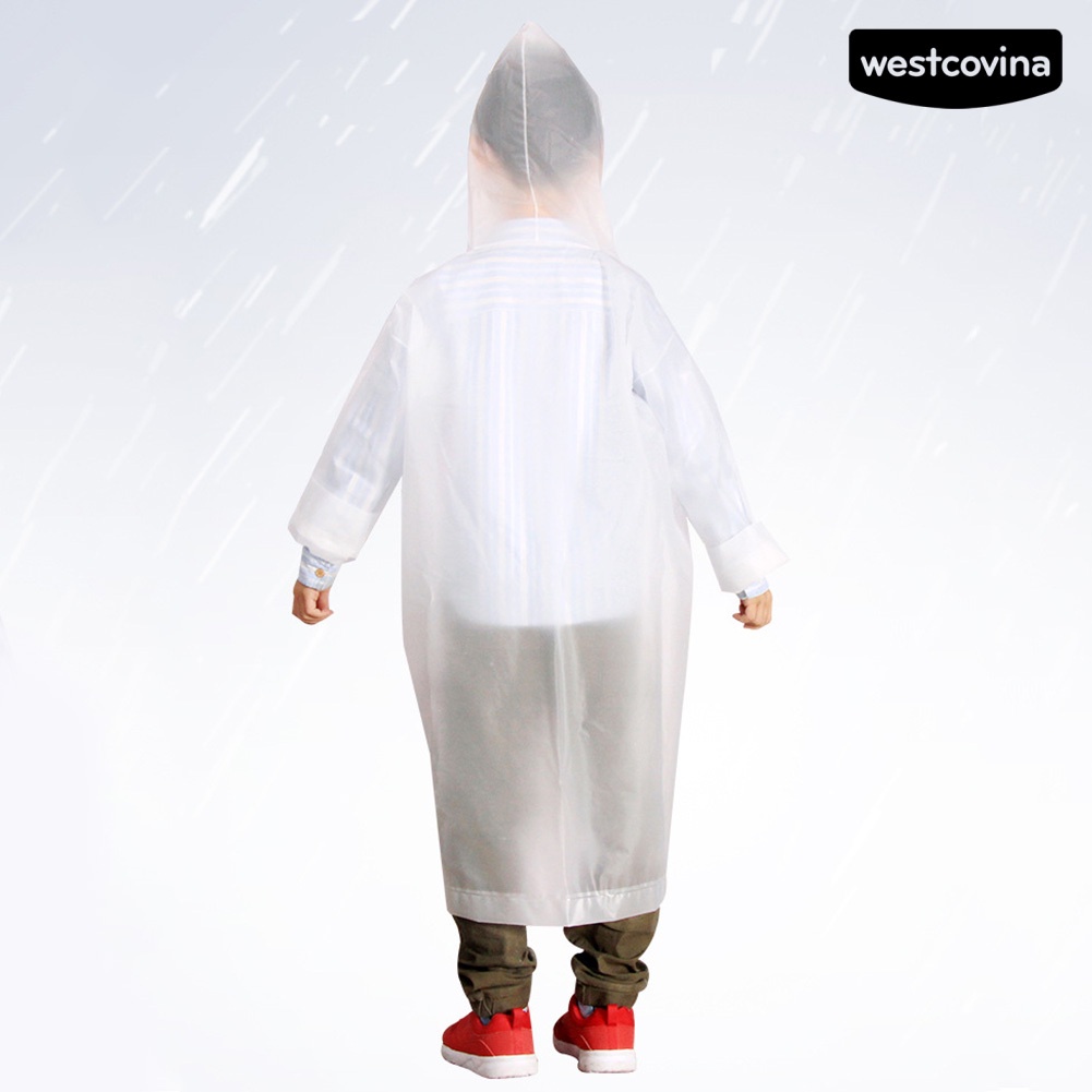 [COD]☁Áo Mưa Dây Rút Chống Nước Có Mũ Trùm Dùng Một Lần Tiện Dụng