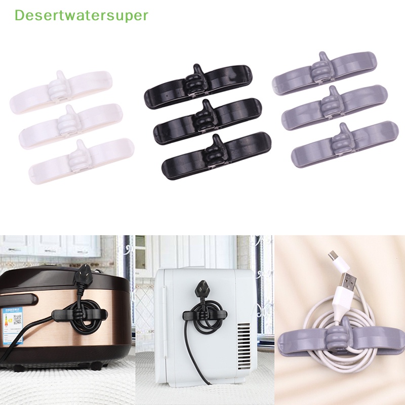 1 / 3 Giá Đỡ Dây Cáp Gọn Gàng Tiện Lợi