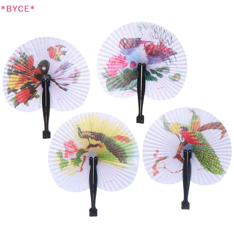 Quạt Xếp Cầm Tay Bằng Giấy In Họa Tiết Phong Cách Trung Hoa Áo Thun Thiết Kế Mới Năng Động Thời Trang