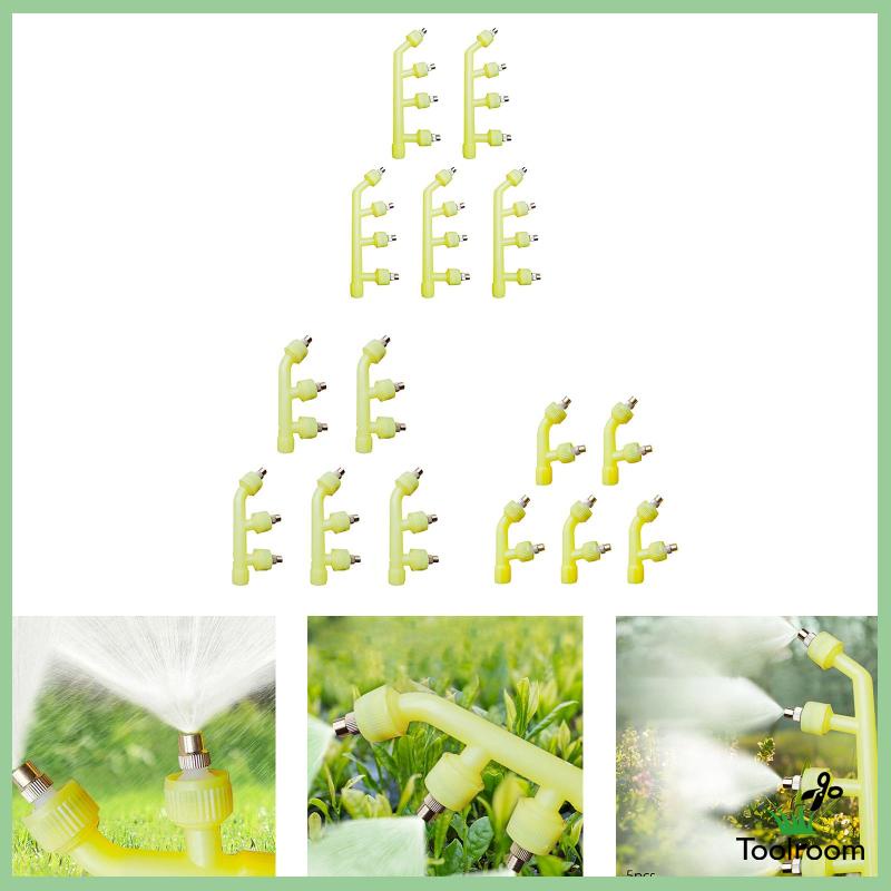 Bộ 5 Đầu Vòi Phun Nước Bằng Đồng Thau Cho Nông Nghiệp / Nhà Kính / Xe Hơi