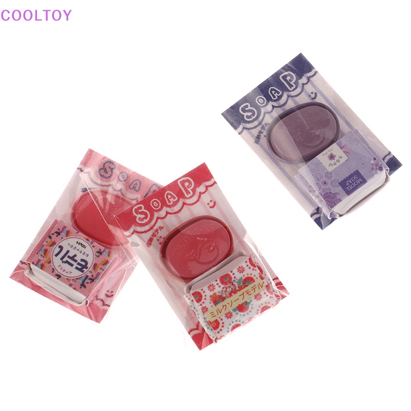 Cooltoy Bộ Hộp Xà Phòng Mini Tỉ Lệ 1 / 12 Trang Trí Nhà Búp Bê