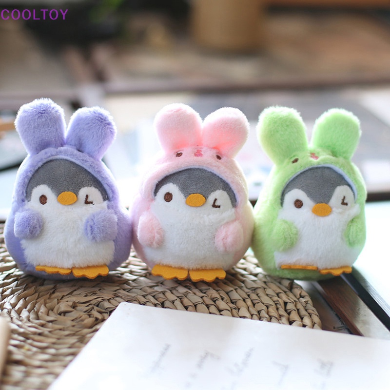 Móc Khóa Hình Chim Cánh Cụt Nhồi Bông Xinh Xắn Dễ Thương