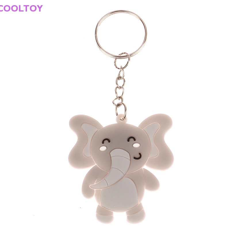 1 Vỏ Silicon PVC Mềm Bọc Chìa Khóa Hình Động Vật Hoạt Hình Dễ Thương
