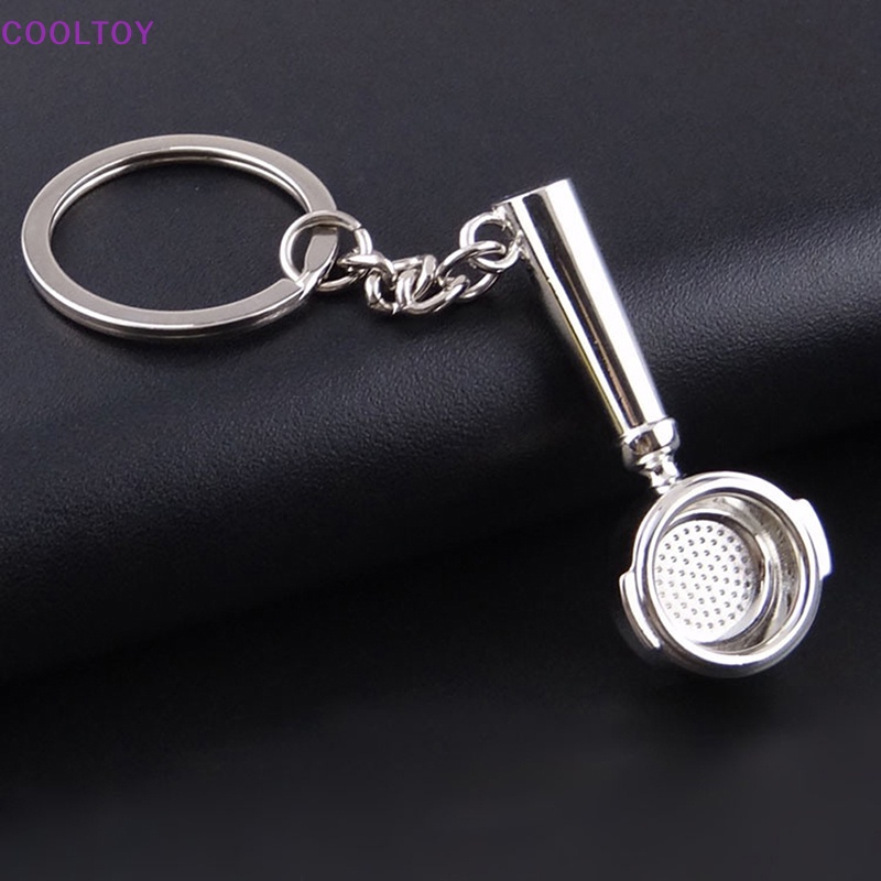 Cooltoy Móc Khóa Hợp Kim Hình Tách Cà Phê portafilter Thời Trang