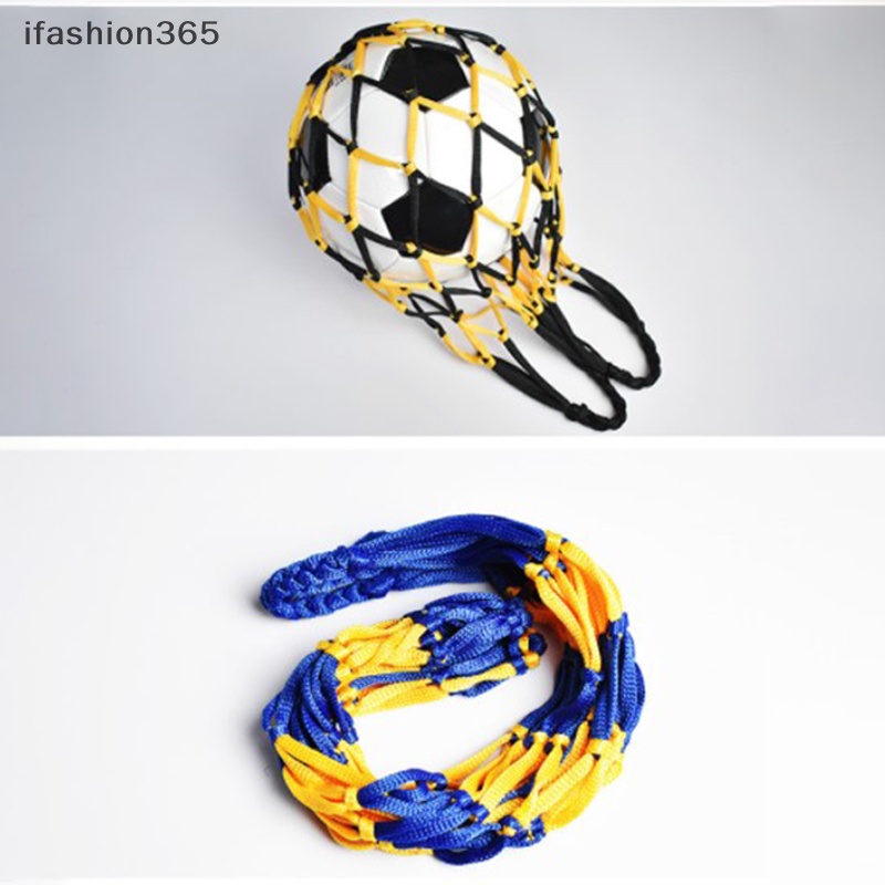[ifashion365] Football Net Bag Nylon Bold Storage Bag Single Ball Carry Portable Equipment VN