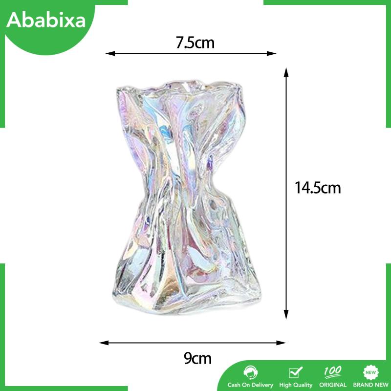 Lọ Hoa Thủy Tinh Trong Suốt Thiết Kế Tối Giản Dùng Trang Trí Tiệc