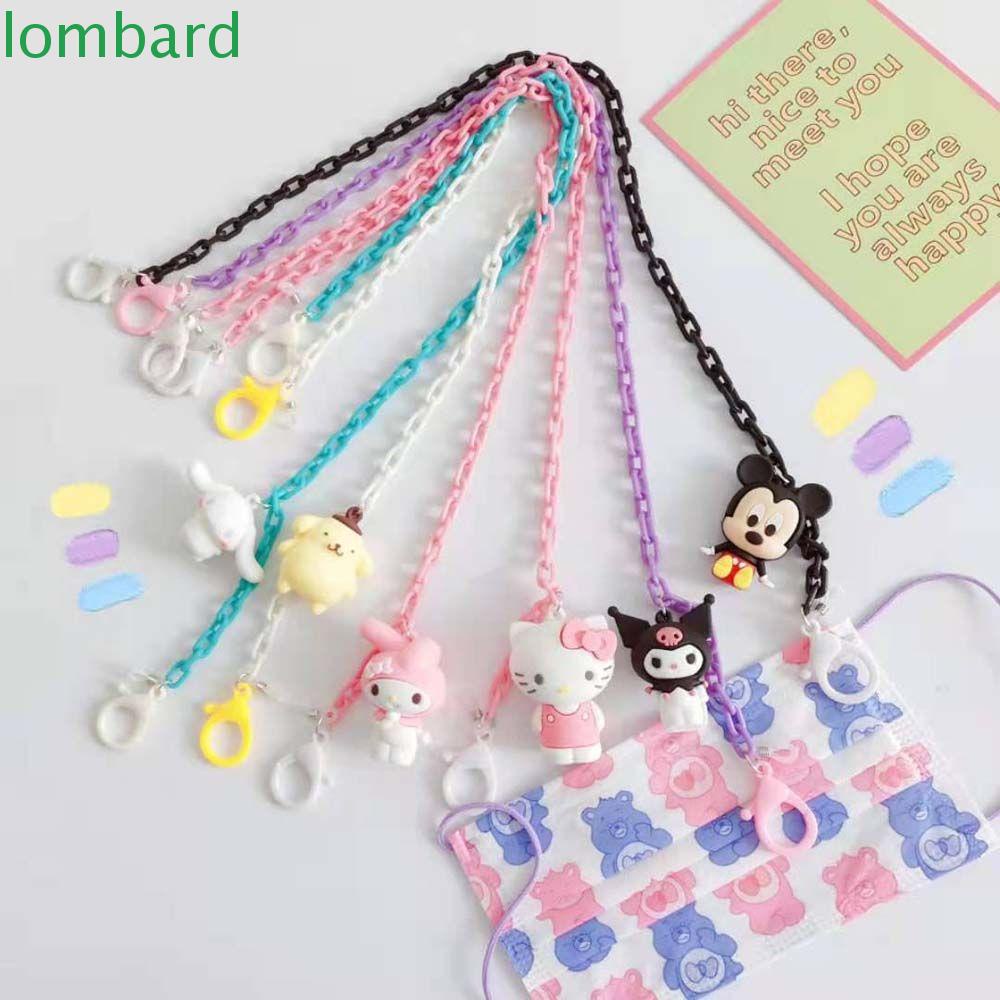 Dây Đeo Kính Chống Thất Lạc Bằng Acrylic Họa Tiết Hoạt Hình Dễ Thương Cho Nữ
