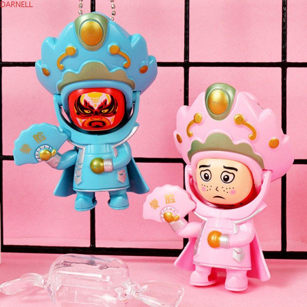 Móc Khóa Hình Búp Bê Hát Opera Trung Hoa Thay Đổi Khuôn Mặt Độc Đáo